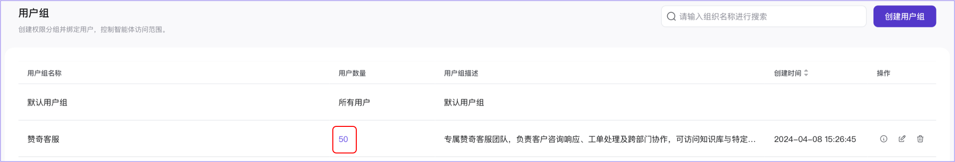 管理平台-用户组查看绑定用户1